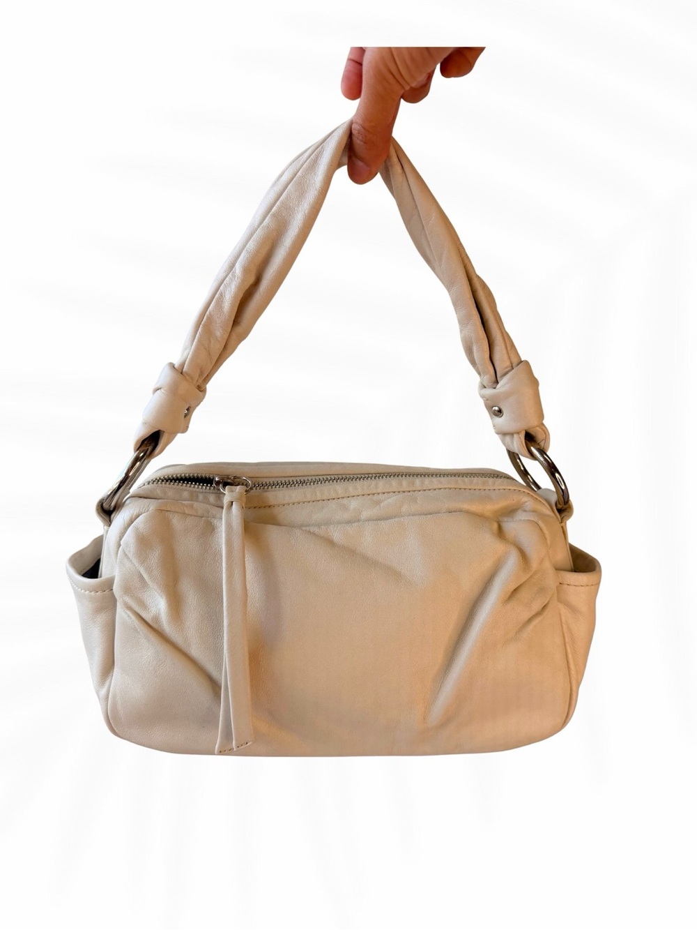 Coach Soft Cream Hobo Shoulder Bag